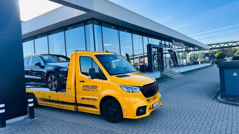 Afhaling bij de Mercedes-dealer